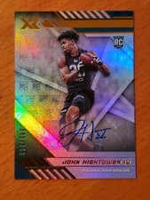 2020 XR Rookies Auto #176 John Hightower IV Boise St Eagles WR #'d 141/199