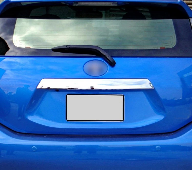 Chrome Boot Lid Moulding Handle Trim For Toyota Prius C 2012-2019 Type 1 - Image 2 of 3