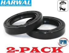 2-PACK! HARWAL TC 45x62x8-ADL Metric Oil Seal Buna-N Dual Lip W/Spring 45-62-8