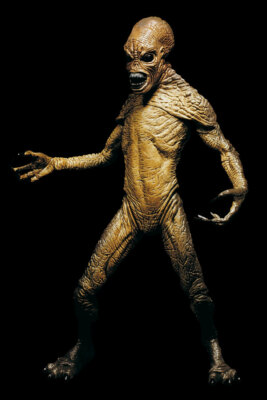 McFARLANE TOYS SPAWN X FILES ATTACK ALIEN & CAVEMAN FIGURE SET