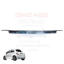 MODANATURA FASCIA PARAURTI POSTERIORE CROMATA FIAT 500 2015 RESTYLING LOUNGE