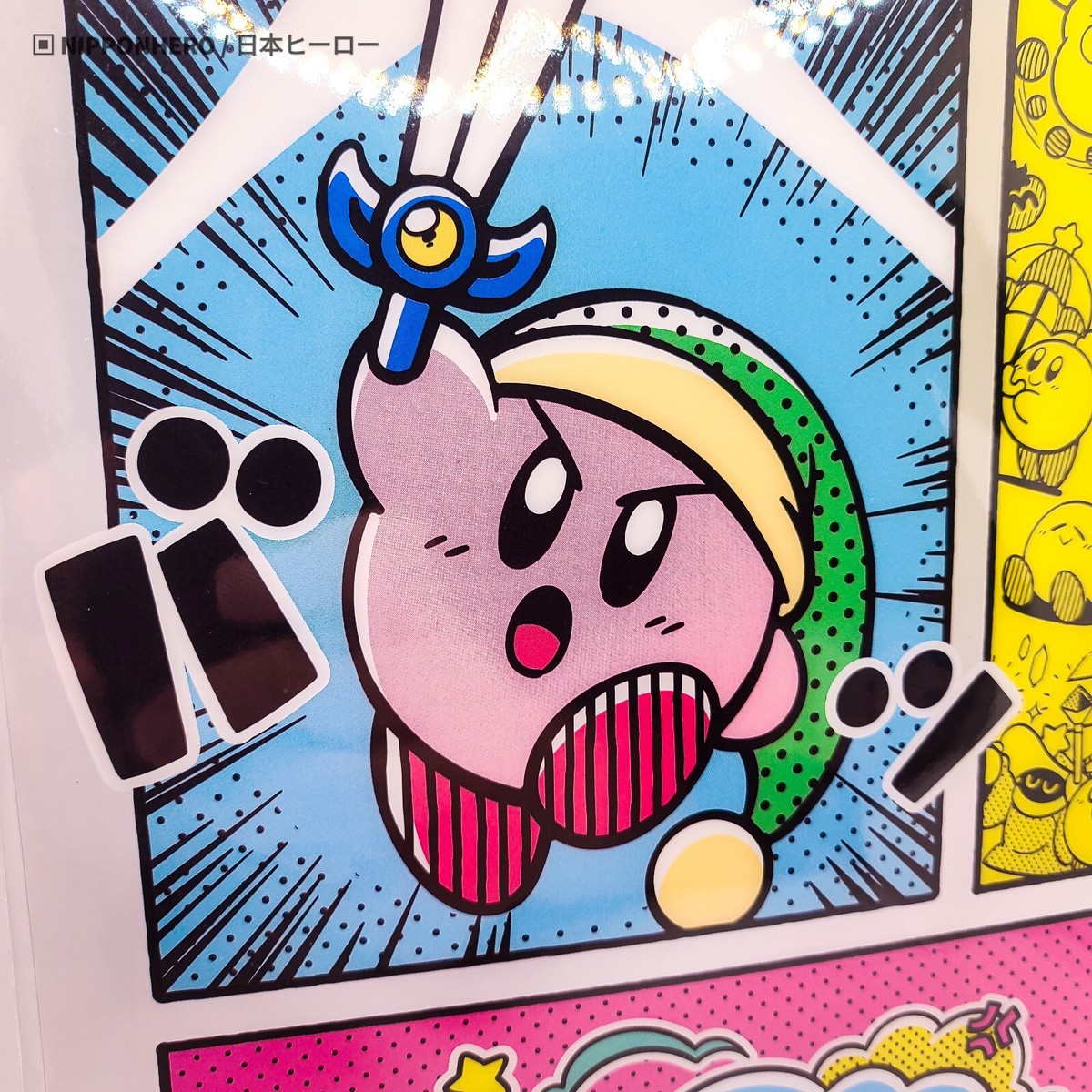 Kirby's Comic Panic CLEAR PENCIL ART BOARD Stationery ENSKY Japan
