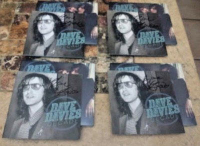 Autographed The Kinks Dave Davies Decade Hand CD  ray last ones