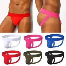 Men Jock Strap Breathable Underwear Backless Jockstrap Briefs Underpants Thong🎀