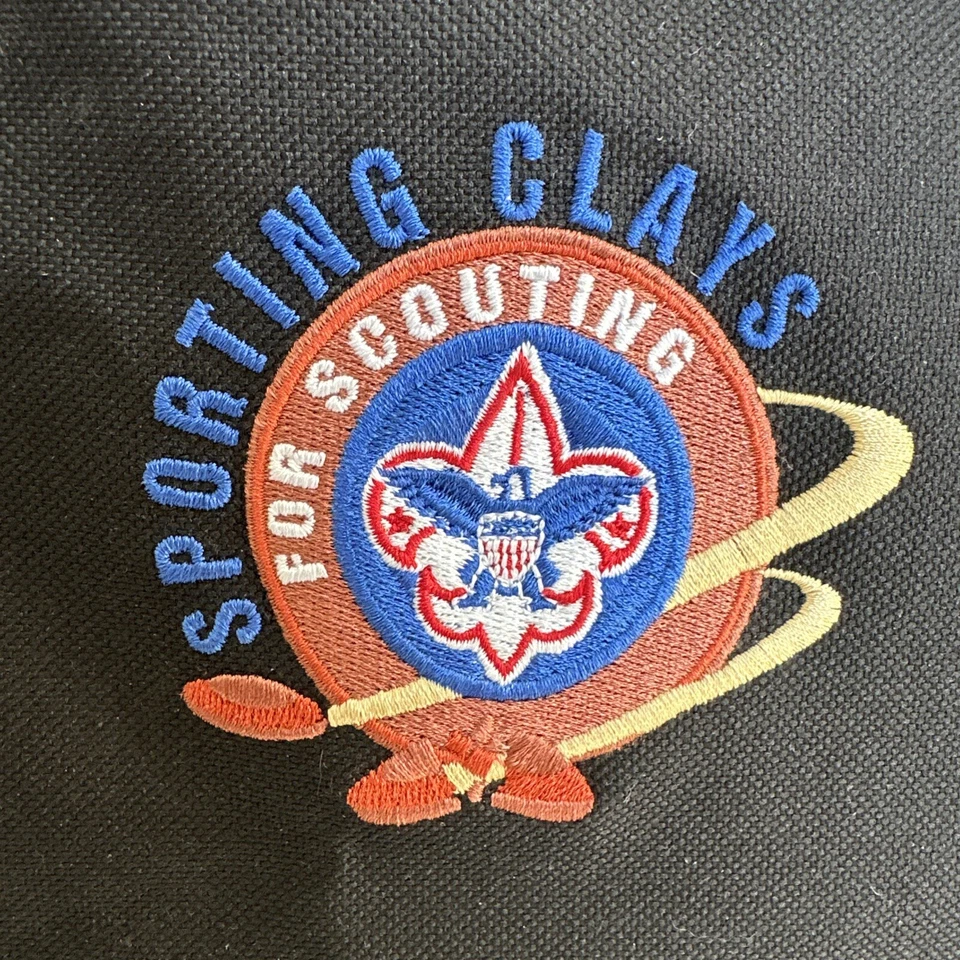 Bolso de Lona Vintage Scouting Años 90 Arcillas Deportivas Viaje Gimnasio-Negro/Azul/Gris CPort Foto 3 de 4