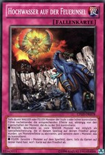 Yugioh 2x LTGY-DE078 Hochwasser auf der Feuerinsel 1 Auflage