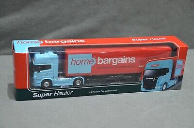 WELLY Home Bargains Scania V8 R730 Diecast Model Truck Lorry 1:64 Super Hauler