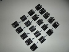20 x Round Metal Cage Feeders with swivels - 10 grams.  Carp / Coarse fishing