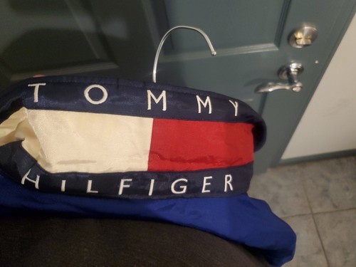 Chaqueta Tommy Hilfiger para Hombre Equipo de Vela con Cremallera Completa con Capucha Oculta Forrada Usada en Excelente Condición - Imagen 17 de 24