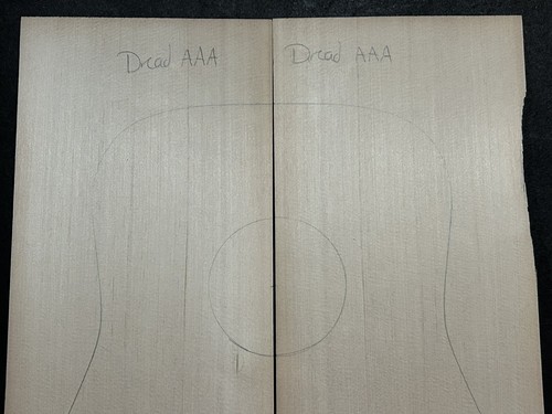 SALVAGED OLD GROWTH SITKA SPRUCE GUITAR TOP AAA DREAD ECO-FRIENDLY TONEWOOD - Picture 2 of 4