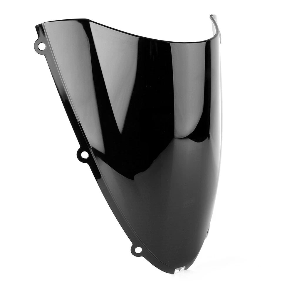 1x Black Windscreen Windshield for Kawasaki Ninja ZX6R 2005-2008 ZX636 2005-2006 - Imagem 2 de 4