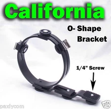 2 in 1 O-Shape or C-Shape Twin Flash Bracket for Macro Camera Canon Nikon 1/4" 