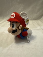 Vintage 1997 BD A Nintendo Super Mario 64 Mario Beanbag Plush Doll w/Hang Tag