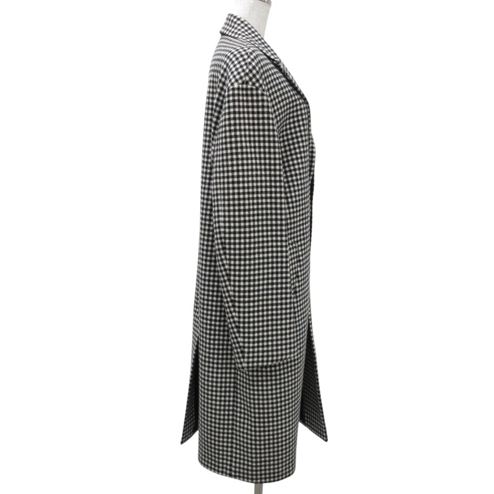 MACKINTOSH Gingham Check Pattern Chesterfield Coa… - image 2