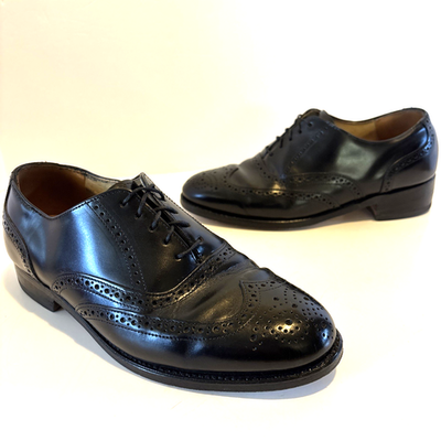 Hugo Boss Wing Tip Oxfords BOSS by HUGO BOSS Eden Wingtip Black Derby Lug Men main image 3