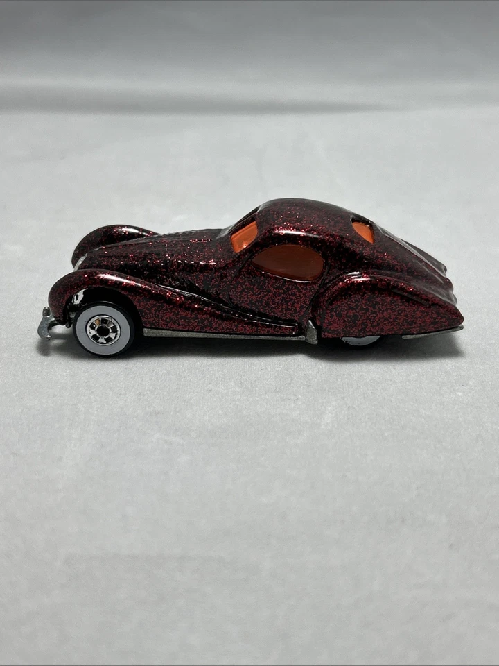 1987 Mattel Hot Wheels Metallic Red Talbot Lago Phantom Whitewall Malaysia Loose - Image 3 of 4