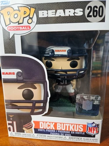 Funko Pop! NFL Legends Chicago Bears Dick Butkus Vinyl Figure #260 Blue Jersey