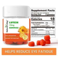 Eye gummies vitamins for eye health With Lutein &Zeaxanthin-60 Gummies Supplemet