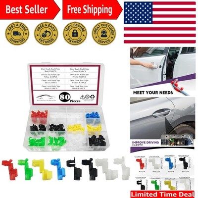 80-Piece Automotive Door Handle Clips   Versatile Install Clips for DIY Projects