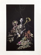 Amazing Screw-On Head by Mike Mignola x Dave Stewart Art Print Ltd Edition x/100