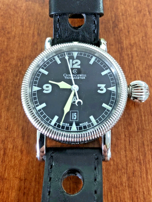 Chronoswiss Timemaster CH2833 Automatic Black Dial Stainless
