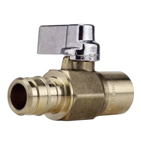 Apollo 1/2" PEX A Expansion Sweat Ball Valve Brass EPXV12S Shut Off ASTM