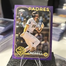 2024 Topps Chrome Jackson Merrill [Logofractor Purple] #207