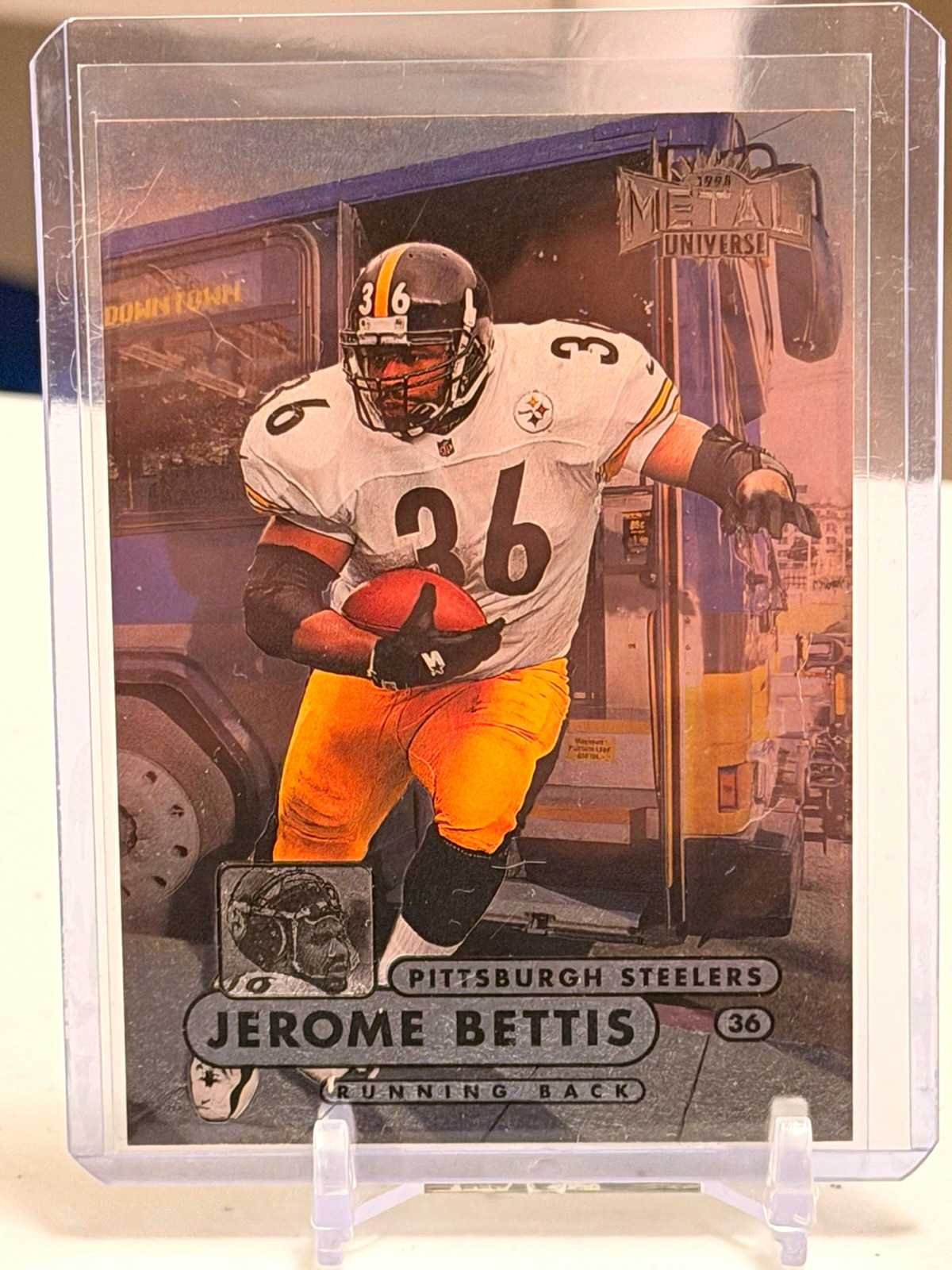SkyBox 1998 Metal Universe Jerome Bettis #36 Pittsburgh Steelers