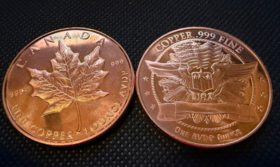 1 oz Copper Round - Canadian Maple Leaf | eBay