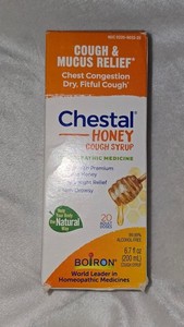 Exp 08/26 Boiron Chestal Honey Cough Mucus Relief Syrup 6.7 oz 20 Doses