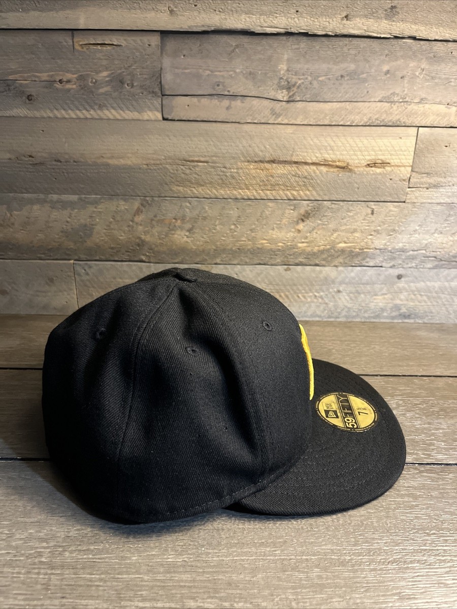 Casquette New Era 59FIFTY Pittsburgh Pirates Noire - Taille 7 5/8 - Authentique On Field