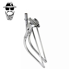 Original Lowrider 24" Bent 1" Chrome Durable Suspension Retro Springer Fork.