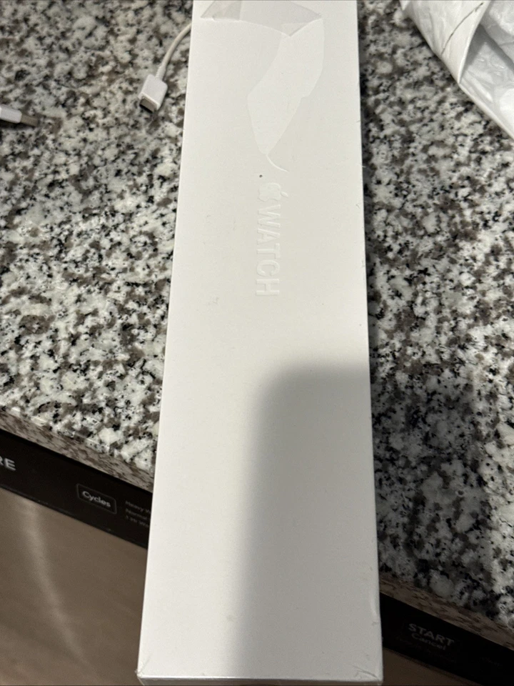 Apple Watch Series 2 38 mm Case Silver Aluminum Sports Band White New In Box - Image 3 of 3