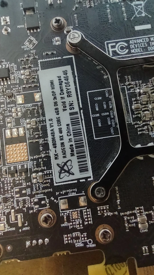 XFX AMD RX 480 4Gb - RX-480M4BA - Graphics Cards - Tested and Working - Image 4 of 4