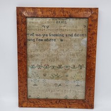 Antikes George III Handarbeit Muster von Ann Brightmore 1811