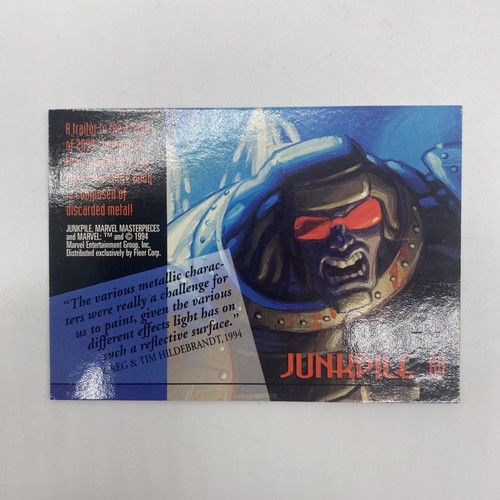 Lot Of 7 Marvel Masterpieces 1994 Trading Cards - Picture 11 of 15