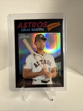 2026 Topps Heritage Cam Smith Chrome Black Refractor  /77 Houston Astros #69
