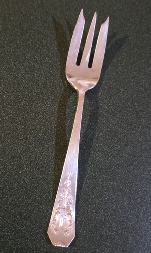 Gorham Sterling Silver Salad Fork Madam Jumel 6" 29.21g Scrap Weight