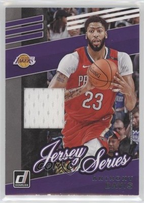 2019-20 Panini Donruss Jersey Series Anthony Davis #JS-ADV 01xd