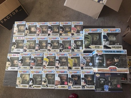 Naruto funko pop lot