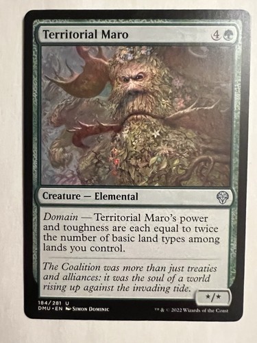 MTG Magic the Gathering Territorial Maro 184/281 Dominaria United NM