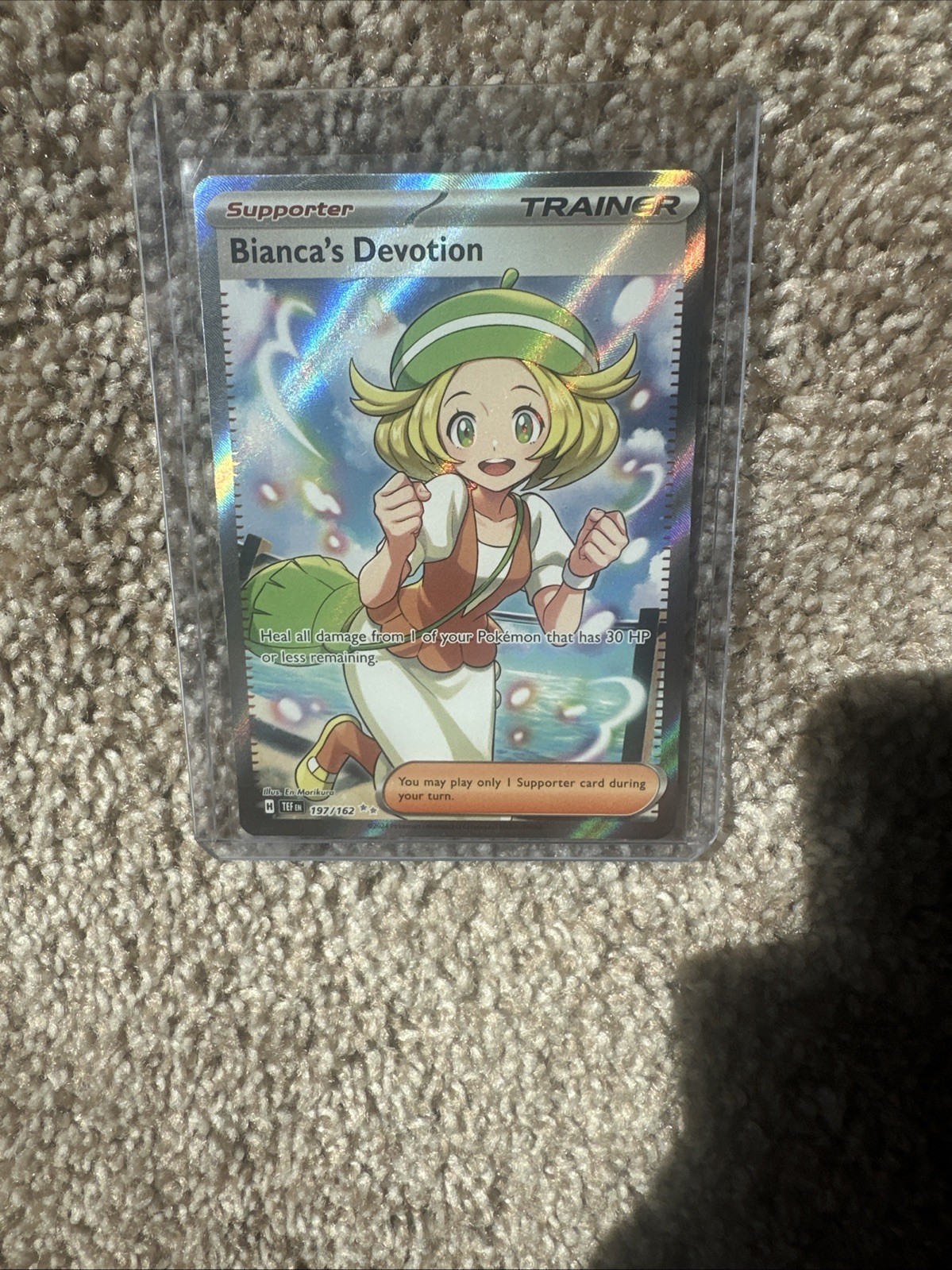 Pokémon TCG Bianca's Devotion Holo Card 197/162SV05: Temporal Forces Near Mint