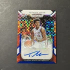 2019 Prizm Draft Picks Red White and Blue Auto Terance Mann 56/99 #48 Seminoles