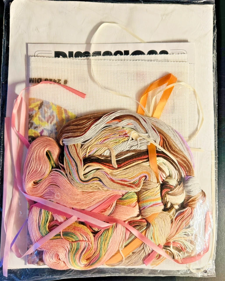 LADY VICTORIA - Vintage 1990s Dimensions - NEEDLEPOINT KIT 15x19" Sealed NOS - Image 2 of 3