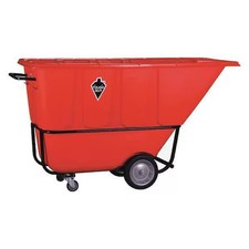 Tough Guy 21Vk45 Tilttruck, 77In, 331/4In, Red, 1, 250Lb