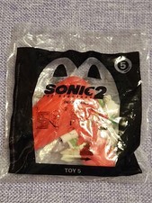 New in Bag McDonald's Sonic The Hedgehog 2 Movie Toy 5 Knuckles Happy Meal Toy