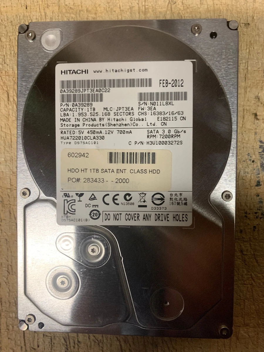 Hitachi 1 TB Internal Hard Disk Drives for sale | eBay