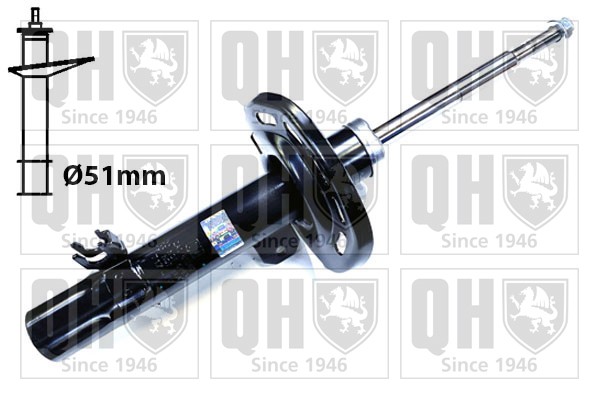 Shock Absorber (Single Handed) fits PEUGEOT 208 Mk1 1.2 Front Right 12 to 19 QH