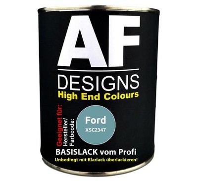 500ml Autolack für Ford XSC2347 Aquarius Blue Metallic  Autolack Spritzfertig