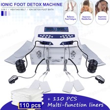 Dual Ionic Detox Foot Bath Spa Machine 5 Modes and 3 Heating Levels W/ 110 Liner